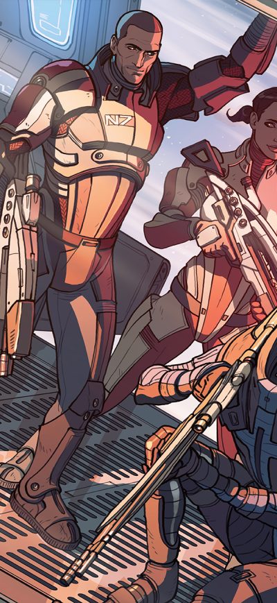 Fond d'écran iPhone Mass Effect Artwork