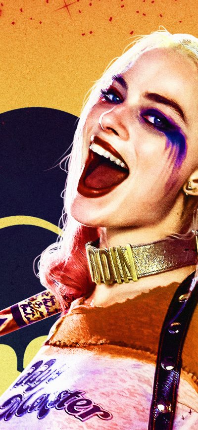 Fond d'écran iPhone Harley Quinn 8k Key Art