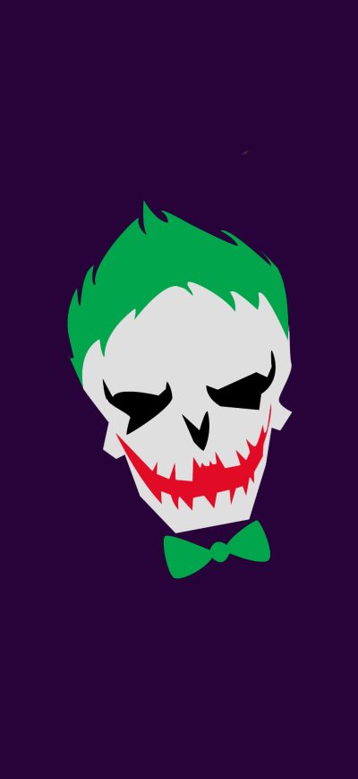 Fond d'écran Joker Minimalism 4k sur iPhone