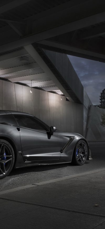 Fond d'écran iPhone Chevrolet Corvette ZR1 2019