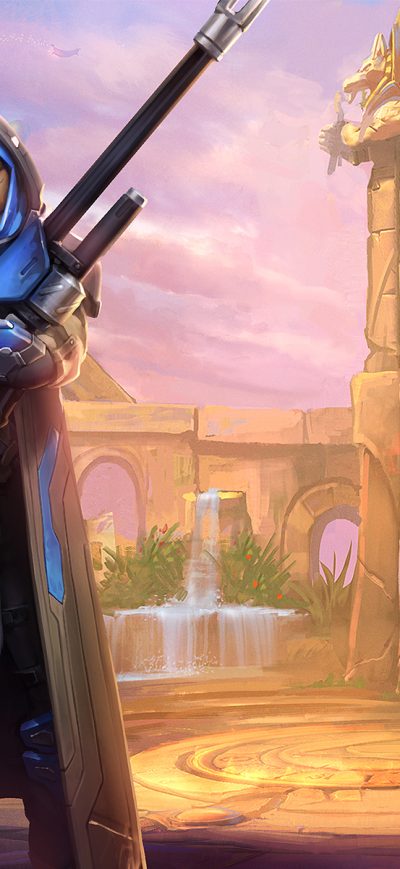 Fond d'écran iPhone Ana Overwatch Sniper
