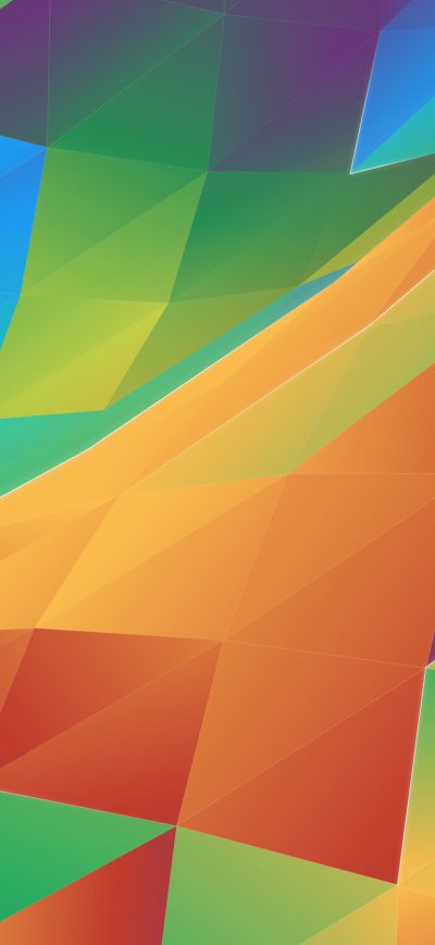 Fond d'écran iPhone Plasma Colorfull Triangle 4k