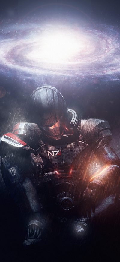 Fond d'écran iPhone Mass Effect 8k