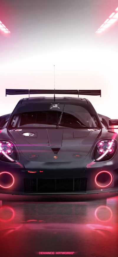 Fond d'écran iPhone Porsche 911 Art 4k