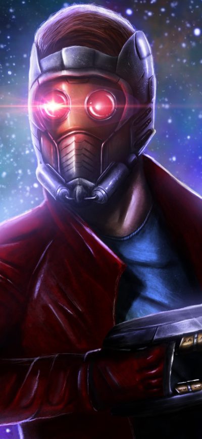 Fond d'écran iPhone Star Lord 5k Art