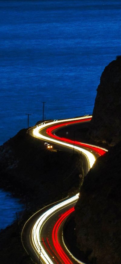 Fond d'écran iPhone Timelapse Road