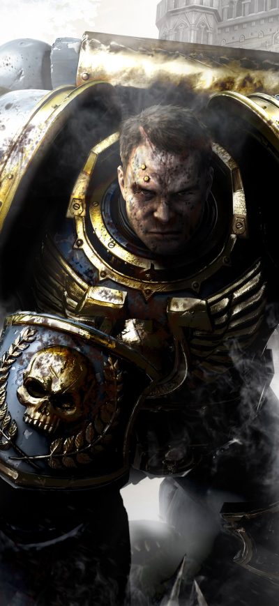 Fond d'écran iPhone Captain Titus Warhammer 40000 Space Marine