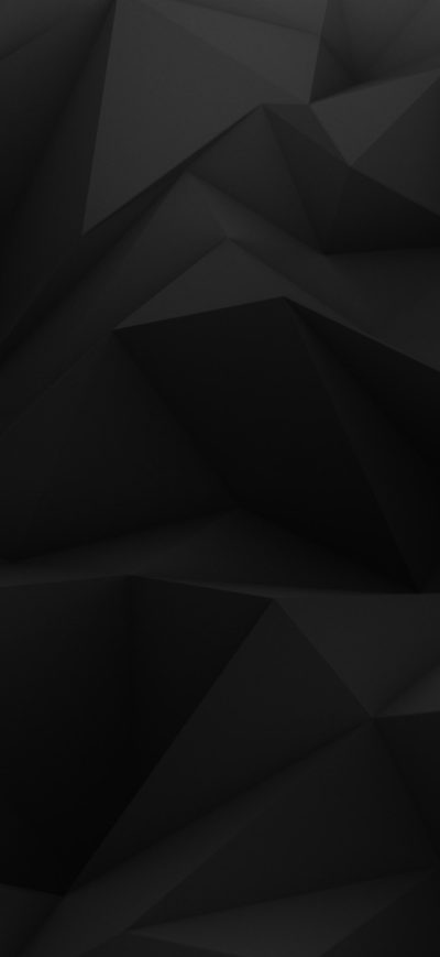 Fond d'écran iPhone Dark Abstract Black Low Poly