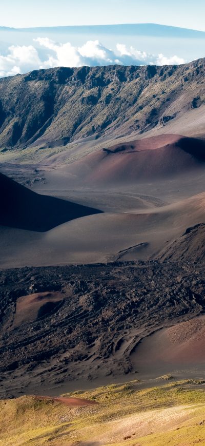 Fond d'écran iPhone Mountain Ridge Volcanic Rocks 4k