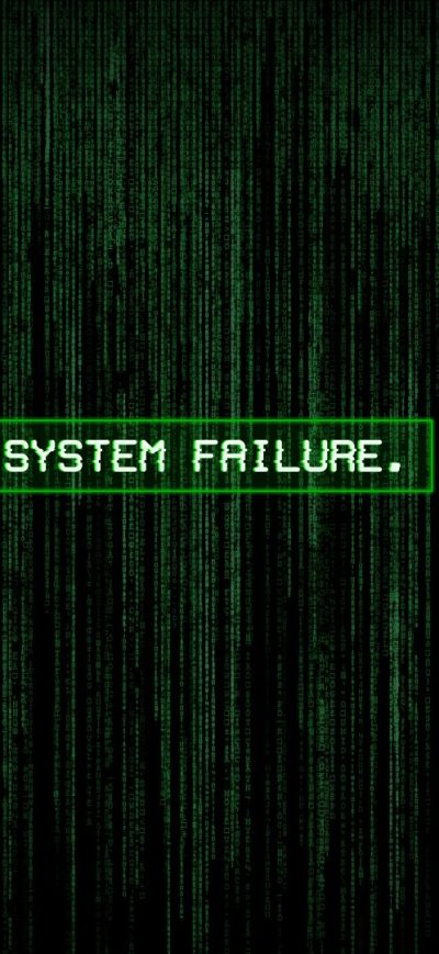 Fond d'écran iPhone System Failure