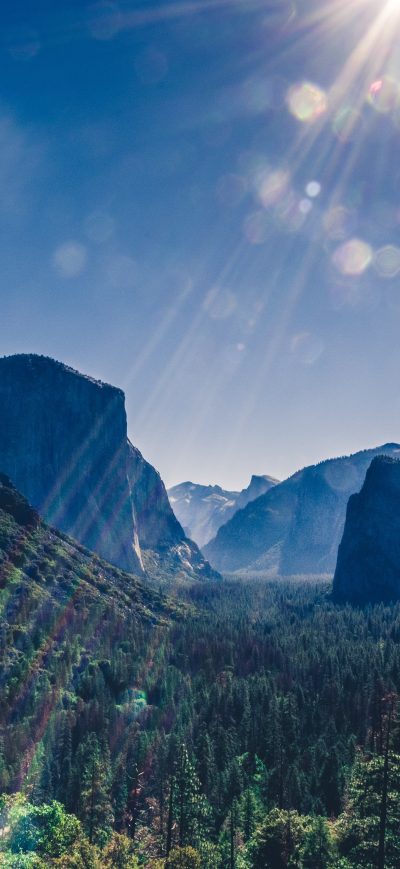 Fond d'écran iPhone Yosemite Valley Landsacpe 5k