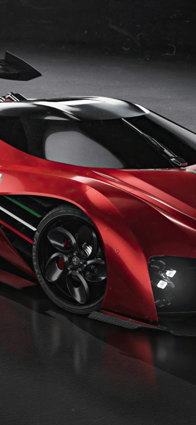Fond d'écran iPhone Alfa Romeo Concept Car 4k