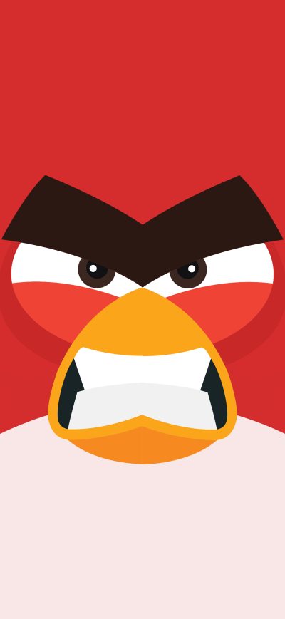 Fond d'écran iPhone Angry Bird Minimal 8k