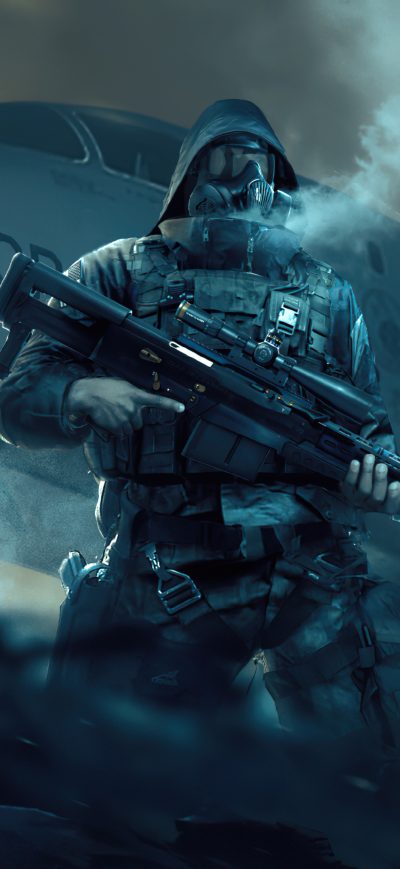 Fond d'écran iPhone Military Man 4k