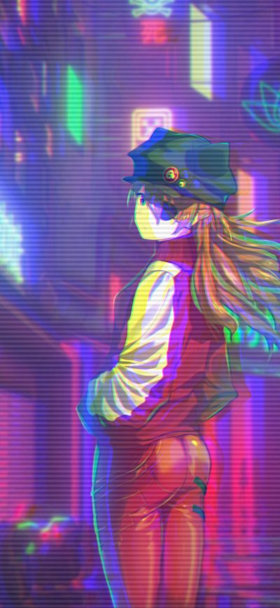 Fond d'écran iPhone Asuka Bit 4k