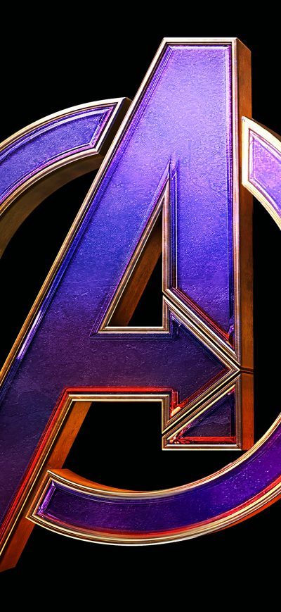 Fond d'écran iPhone Avengers Endgame Logo 4k