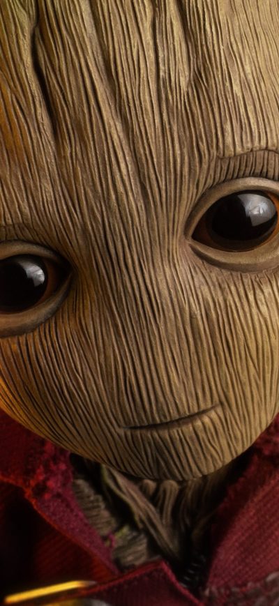 Fond d'écran iPhone 4k Baby Groot Cute