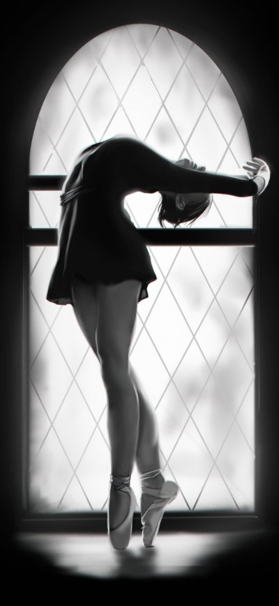 Fond d'écran iPhone Ballerina Dancer Art