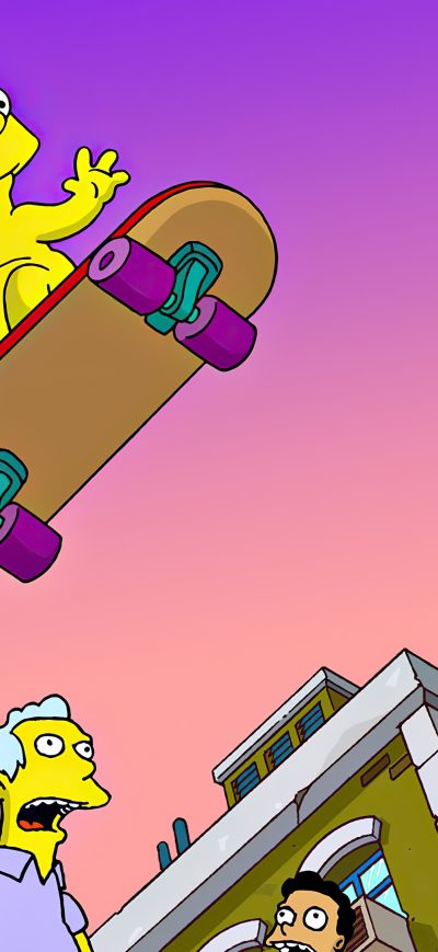 Fond d'écran iPhone Bart Simpsons 4k