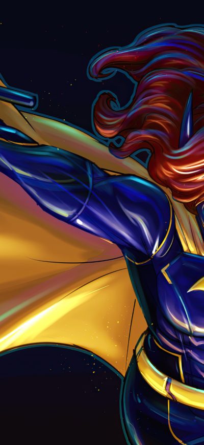 Fond d'écran iPhone Bat Girl Wings Open 4k