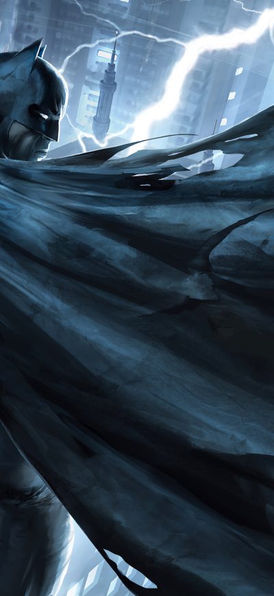 Fond d'écran iPhone Batman The Dark Knight Cape 4k