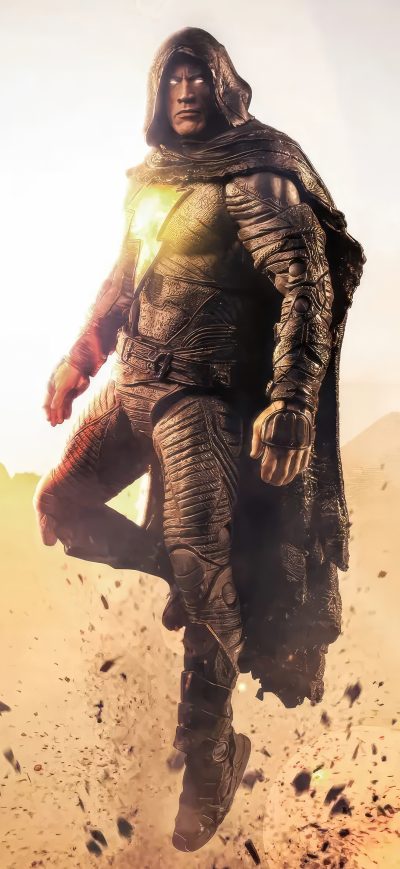 Fond d'écran iPhone Dwayne The Rock Johnson As Black Adam 5k