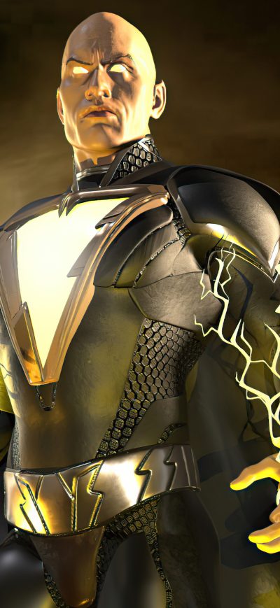 Fond d'écran Blackadam 5k sur iPhone