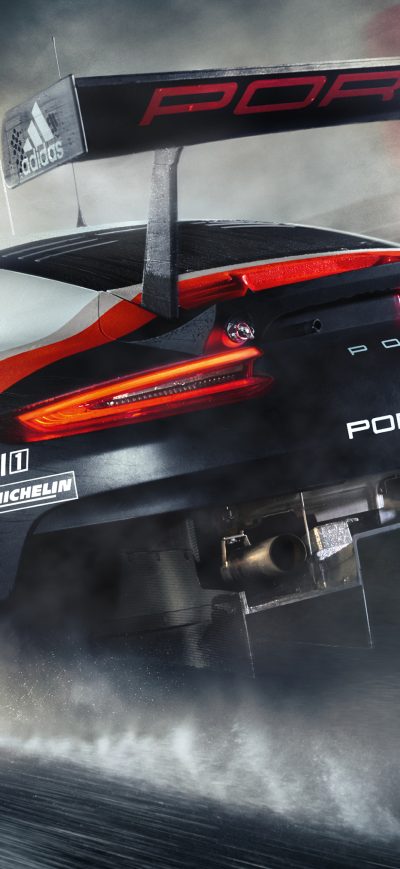 Fond d'écran iPhone PORSCHE 911 RSR Rear