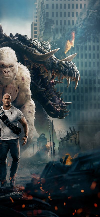 Fond d'écran iPhone Rampage 8k Poster