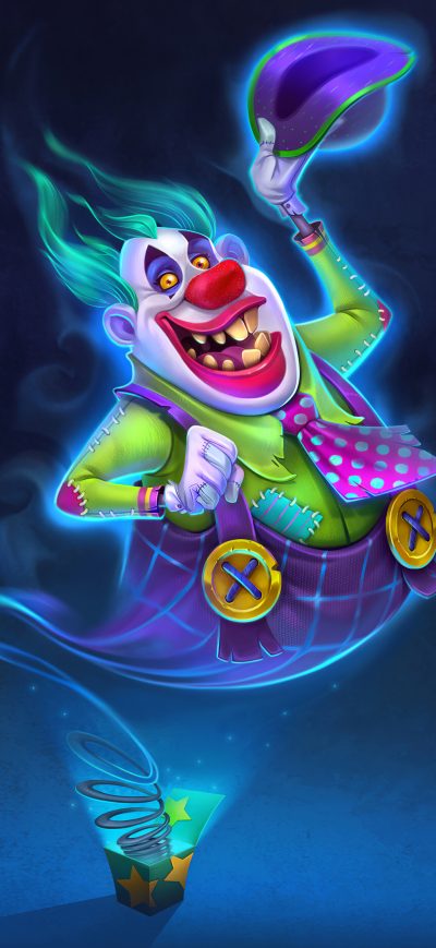 Fond d'écran iPhone Clown Outside Box 4k