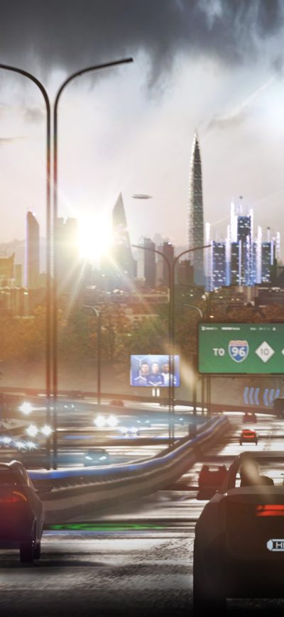 Fond d'écran iPhone Detroit Become Human City View Vehicles 4k