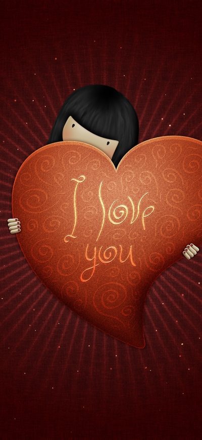 Fond d'écran iPhone I Love You Artistic