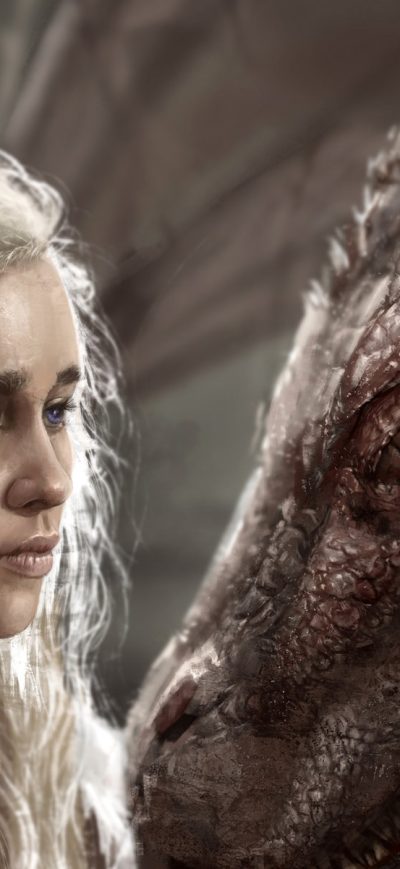 Fond d'écran iPhone Daenerys Targaryen Art