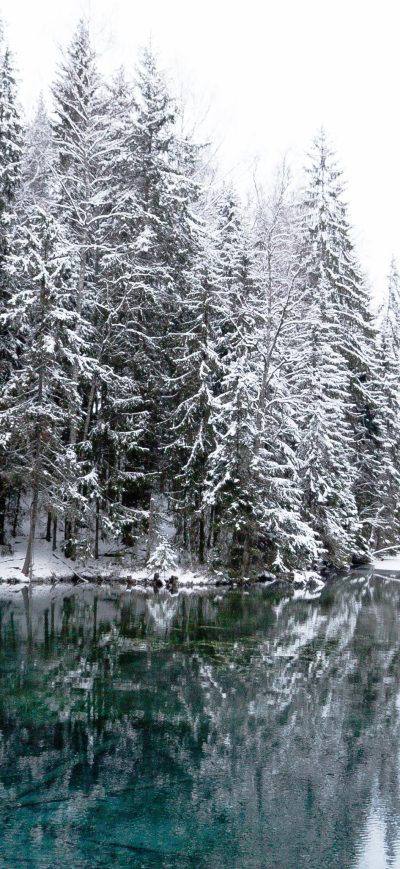 Fond d'écran iPhone Winter Cold Lake