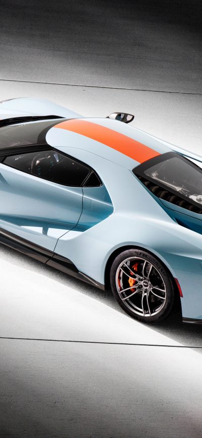 Fond d'écran iPhone 2018 Ford GT Heritage Edition 4K