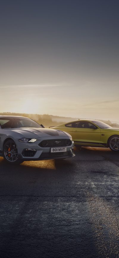 Fond d'écran iPhone Ford Mustang Mach 1 5k