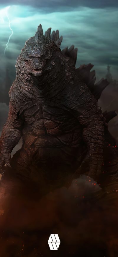 Fond d'écran iPhone Godzilla Creature Concept 4k