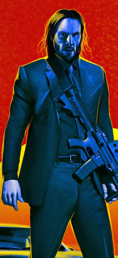 Fond d'écran iPhone John Wick 3 Fan Poster