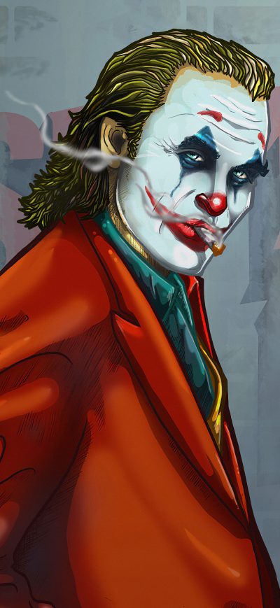 Fond d'écran iPhone Joker 4k Smoker