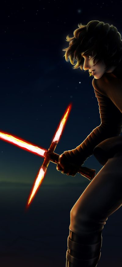 Fond d'écran iPhone Kylo Ren Artwork 4k