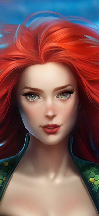 Fond d'écran iPhone Mera Fanart 4k