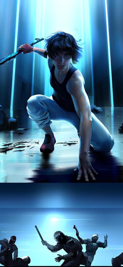 Fond d'écran iPhone Mirrors Edge Catalyst Close Combat 4k