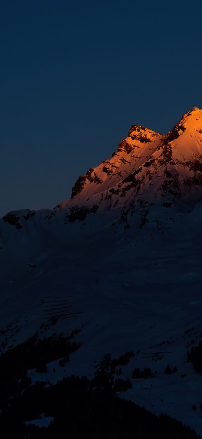 Fond d'écran iPhone Moon Setting Sun Rising 5k