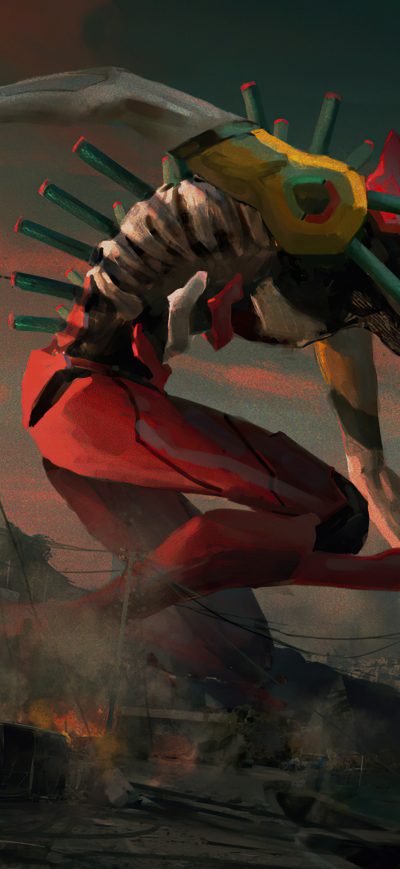 Fond d'écran iPhone Neon Genesis Evangelion Character 4k