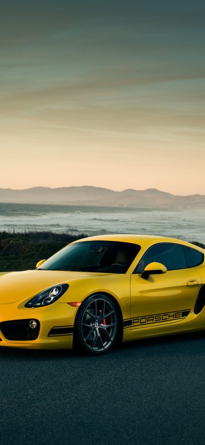 Fond d'écran iPhone Porsche Cayman Front