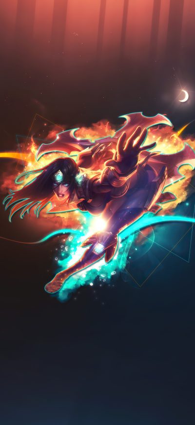 Fond d'écran Sivir League Of Legends 5k sur iPhone