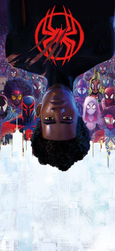 Fond d'écran iPhone 2023 Spider Man Across The Spider Verse 15k