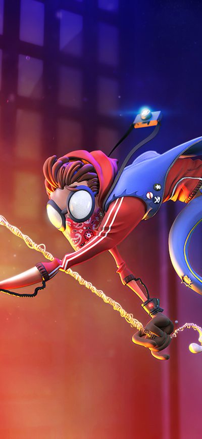 Fond d'écran iPhone Spiderman Web Hero