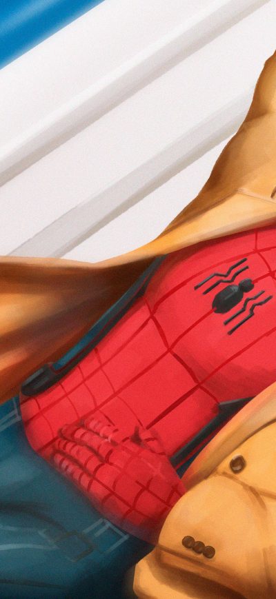 Fond d'écran iPhone Spider Man Listening To Music