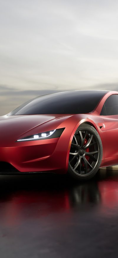 Fond d'écran iPhone Tesla Roadster 2020